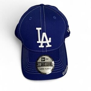 Blue and white New Era Dodgers cap #Dodgers